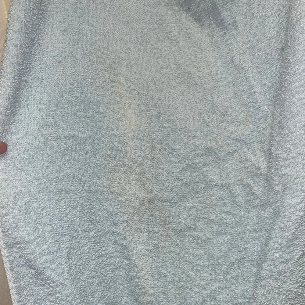 Light Blue Fringed Towel